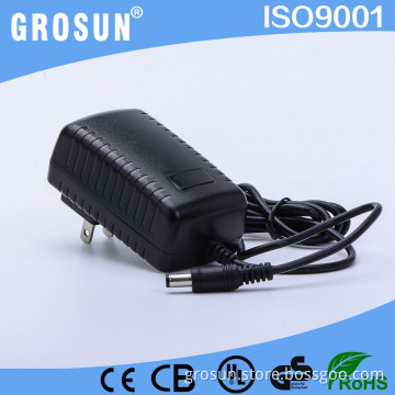 ISO9001 Manufacturer 12V 2A 24W DC adapter FCC CE approved from Grosun
